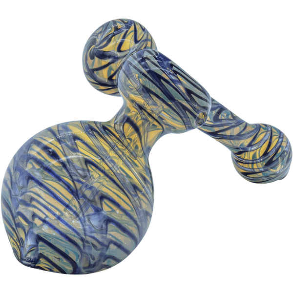 "Colored Sidecar" Fumed Sidecar Bubbler Pipe (Various Colors)