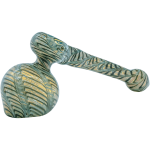 "Full Rake" Fumed Hammer Bubbler Pipe (Various Colors)