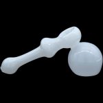 "Ivory Hammer" Glass Hammer Bubbler Pipe