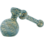 "Full Rake" Fumed Hammer Bubbler Pipe (Various Colors)