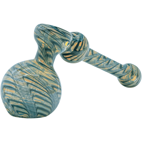 "Full Rake" Fumed Hammer Bubbler Pipe (Various Colors)