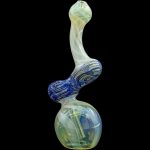 "Rake Bubb" Fumed Sherlock Bubbler Pipe (Various Colors)