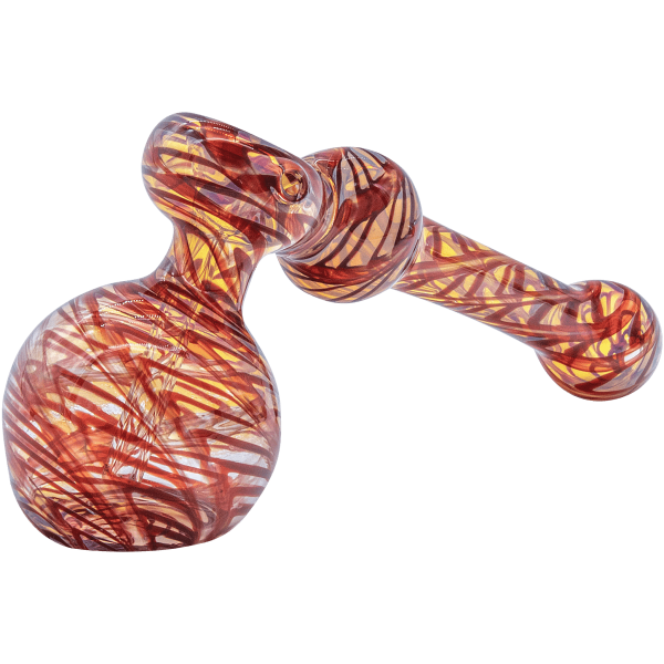 "Full Rake" Fumed Hammer Bubbler Pipe (Various Colors)