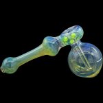 "Silver Hammer" Fumed Hammer Bubbler Pipe (Various Colors)