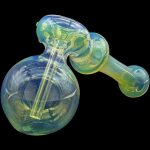 "Silver Hammer" Fumed Hammer Bubbler Pipe (Various Colors)