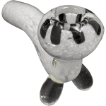 "Black Daisy" White Fritted Sitting Sherlock