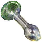 "Spiral-Head" Color Changing Glass Spoon Pipe