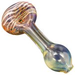 "Spiral-Head" Color Changing Glass Spoon Pipe