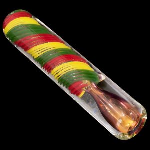 "Rasta Twister" Chillum Pipe