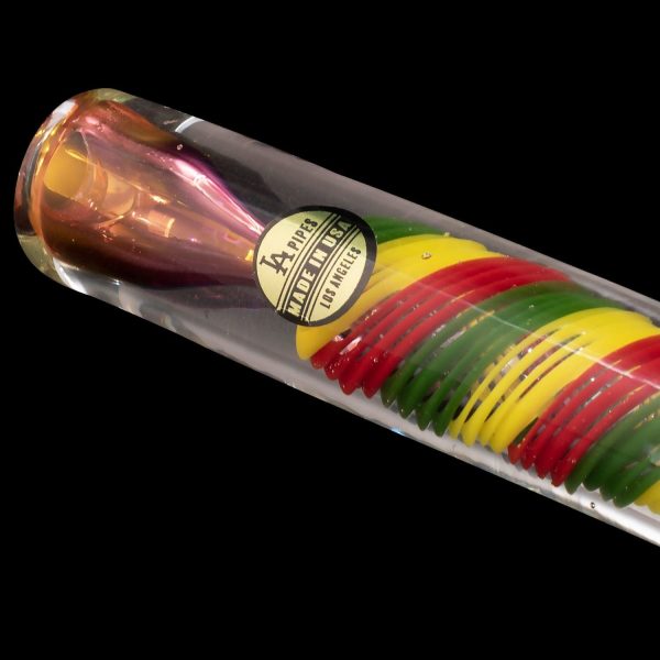 "Rasta Twister" Chillum Pipe