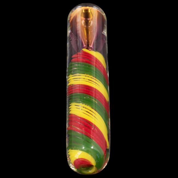 "Rasta Twister" Chillum Pipe
