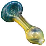 "Spiral-Head" Color Changing Glass Spoon Pipe
