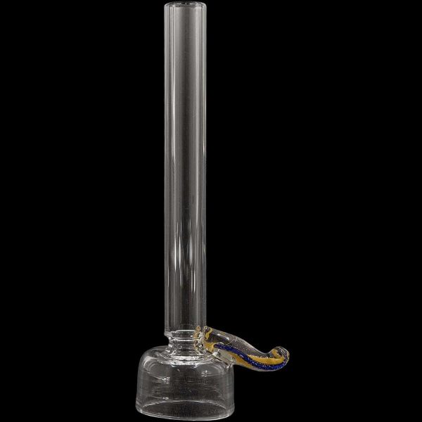 9mm Clear Slide Bowl w/ Color Handle for Pull-Stem Bongs