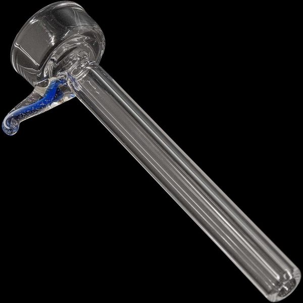 9mm Clear Slide Bowl w/ Color Handle for Pull-Stem Bongs
