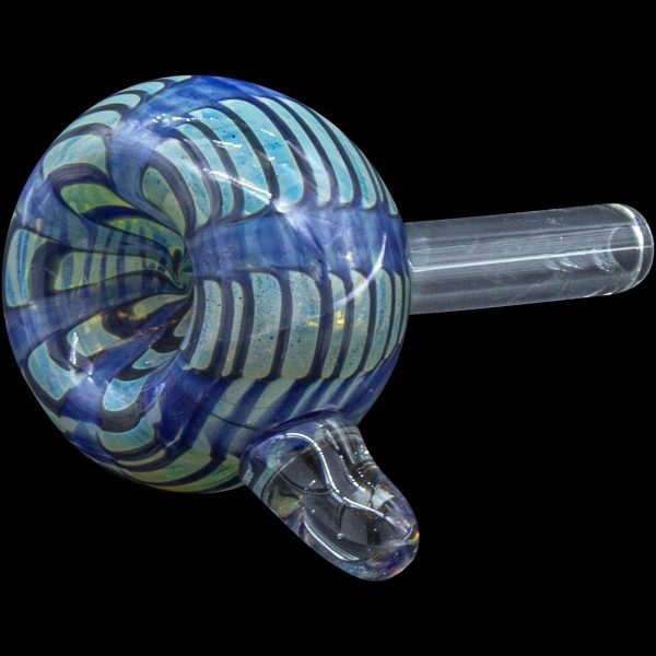 Color Raked Bubble Pull-Stem 9mm Slide Bowl