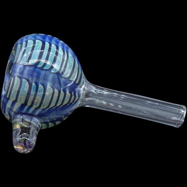 Color Raked Bubble Pull-Stem 9mm Slide Bowl