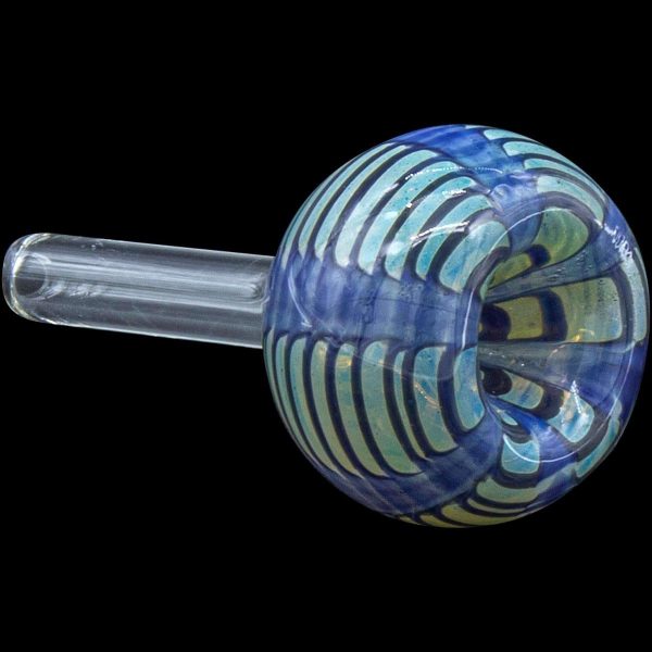 Color Raked Bubble Pull-Stem 9mm Slide Bowl