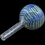 Color Raked Bubble Pull-Stem 9mm Slide Bowl
