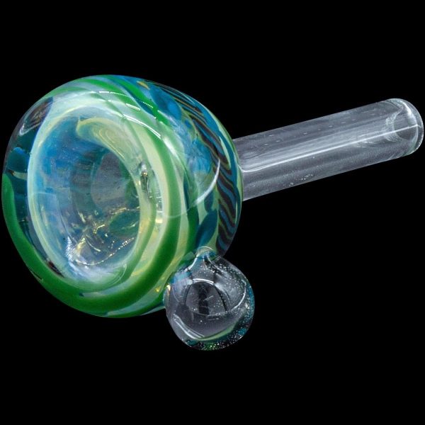 Painted Warrior Pull-Stem Slide Bowl