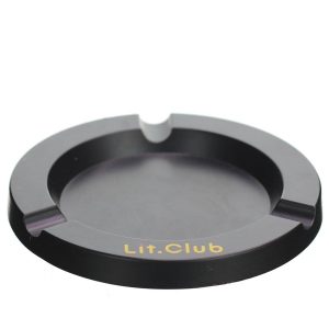 Lit Club Black Metal Ashtray