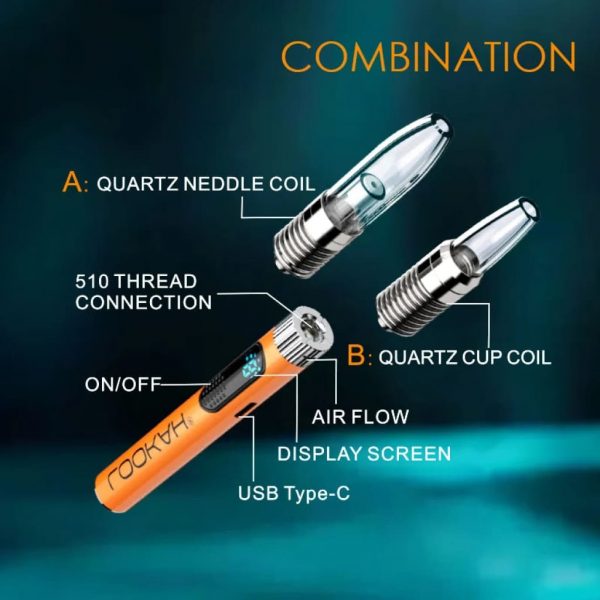 Firebee Wax Kit with Compatible 510-thread Battery and Special Coils