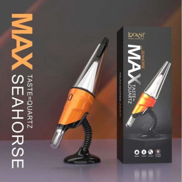 Seahorse Max Wax Nectar Pen with Glass Bubbler for Smooth Vaping