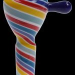 Solid Color Bowl with Dabber Horn - Male 14mm