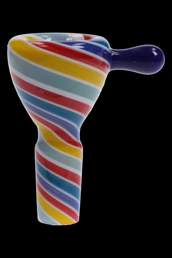 Solid Color Bowl with Dabber Horn - Male 14mm