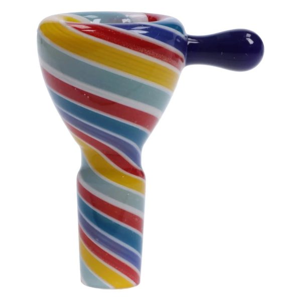 Solid Color Bowl with Dabber Horn - Male 14mm