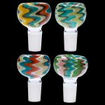 Zig Zag Bowl - Male 14mm