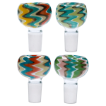 Zig Zag Bowl - Male 14mm