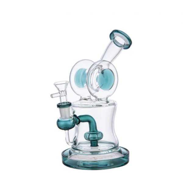 Lotus Glass 8 Inch Tall Color Changing Glass Beaker Water Pipe