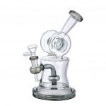 Lotus Glass 8 Inch Tall Color Changing Glass Beaker Water Pipe