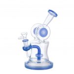 Lotus Glass 8 Inch Tall Color Changing Glass Beaker Water Pipe