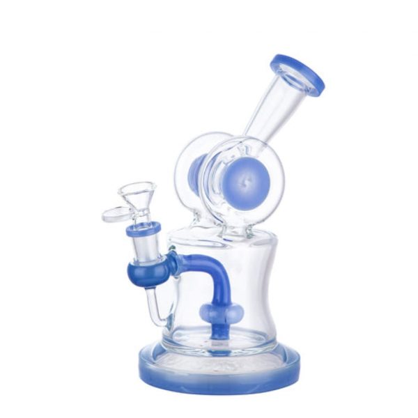 Lotus Glass 8 Inch Tall Color Changing Glass Beaker Water Pipe