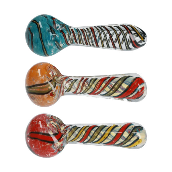 Frit Spoon Pipe - 4.5 in.