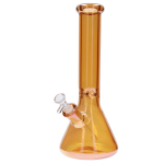 Smoke Cartel Electroplated Beaker Bong - 16 in.