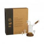Marley Natural Black Walnut Riggler Portable Dual-use Glass Hand Pipe