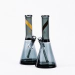 Marley Natural Smoked Borosilicate Glass Water Pipe