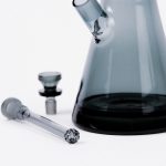 Marley Natural Smoked Borosilicate Glass Water Pipe