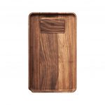 Marley Natural American Black Walnut Rolling Tray