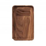 Marley Natural American Black Walnut Rolling Tray