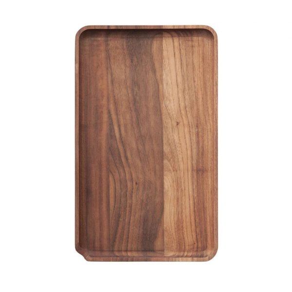 Marley Natural American Black Walnut Rolling Tray