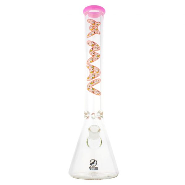 Mav Glass Pink Unicorn Beaker 9mm Thick