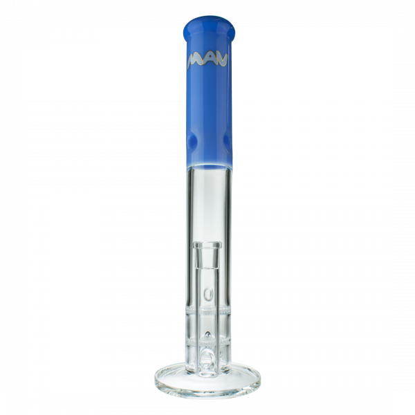 16" Double Honeycomb Straight Tube Bong