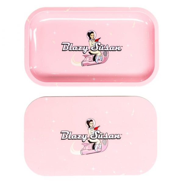 Blazy Susan Metal Rolling Tray