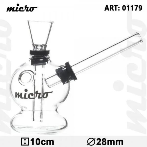 Micro Glass Water Pipe for Clean and Easy Smoking