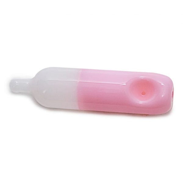 Milky Color Disposable Vape-style Glass Pipe