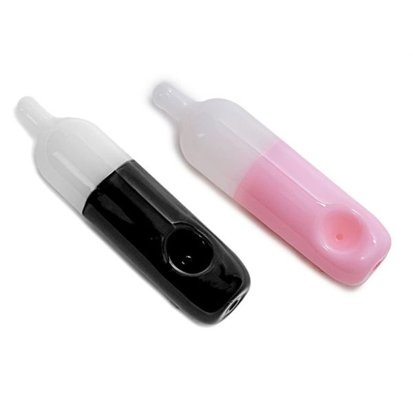 Milky Color Disposable Vape-style Glass Pipe