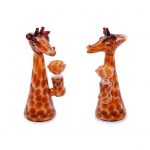 Mrs Giraffe 6 Inch Glass Bubbler Water Pipe